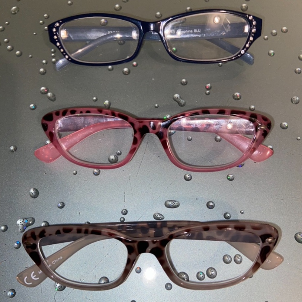 Lot of (3) 1.50 Strength Reading Glasses
